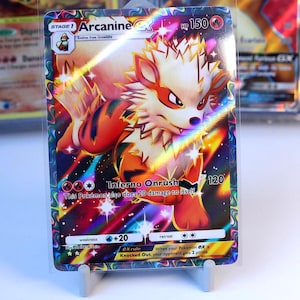 Collectible Trading card Arcanine EX 254/226, Genetic Apex, TCG Pocket, Handmade, Full Art Card, Special Art, immersive rare