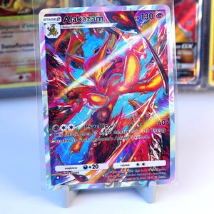 Collectible Trading card Alakazam 236/226, Genetic Apex, TCG Pocket, Handmade, Full Art Card, Special Art, immersive rare