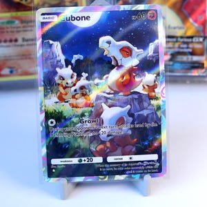 Collectible Trading card Cubone 239/226, Genetic Apex, TCG Pocket, Handmade, Full Art Card, Special Art, immersive rare