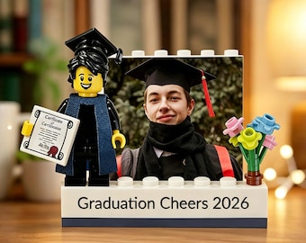 Customized mini dolls, building block dolls, graduation souvenirs, and graduation gifts for the 2026 graduates