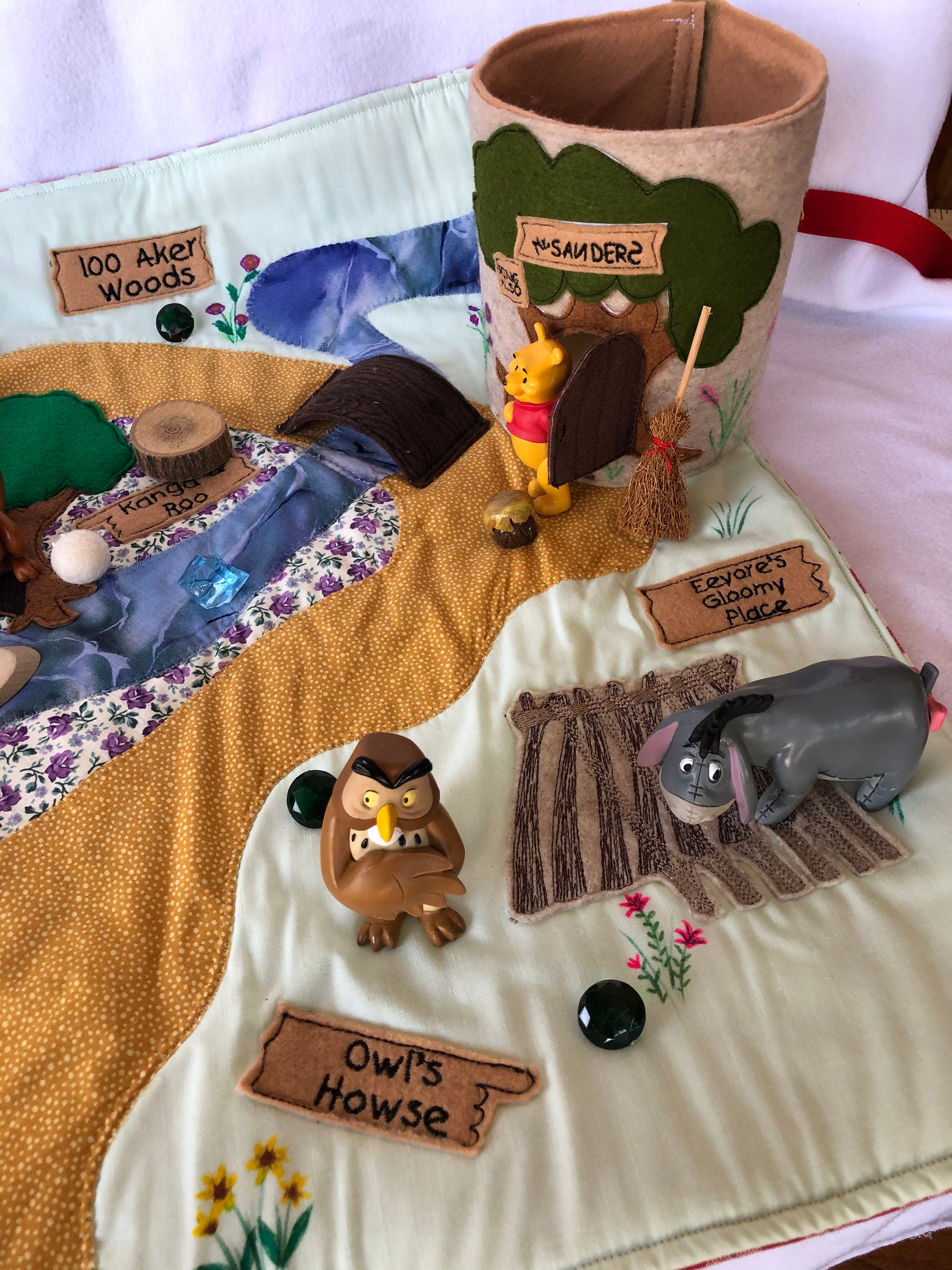 pooh play mat