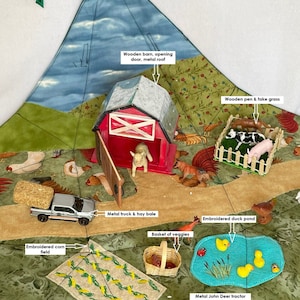 Farm Play Mat - EVERYTHING pictured is included