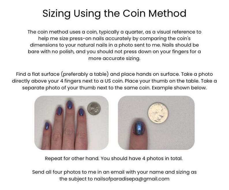 Nails Coin Method Examples Whimsical Butterflies Set - Etsy