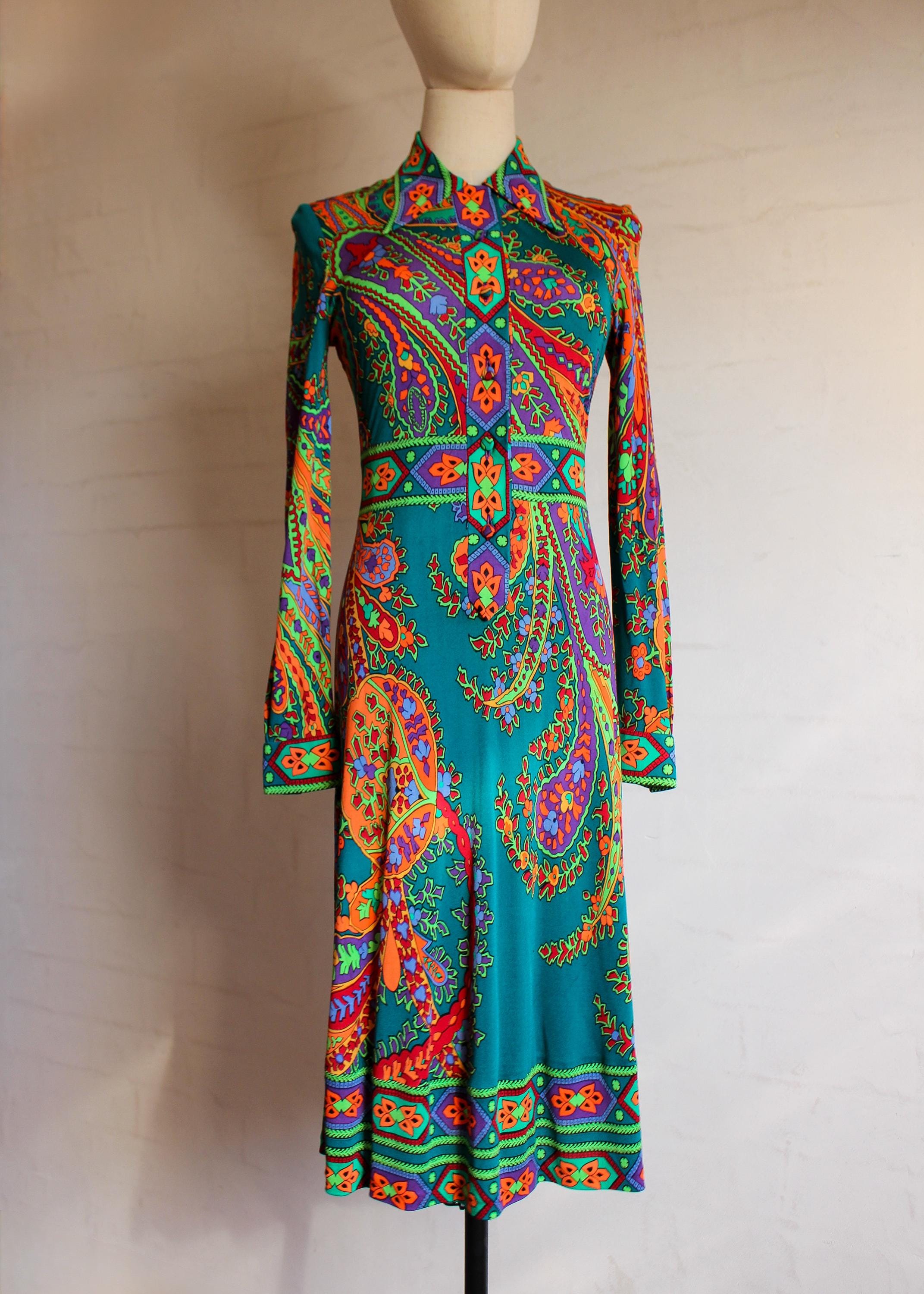 Leonard Silk Dress - Etsy