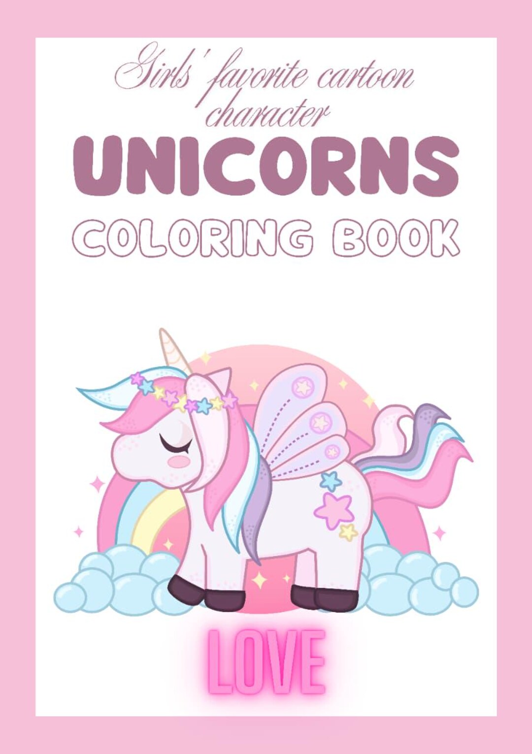 Unicorn Coloring Book | Printable Unicorn Coloring Pages for Kids ...