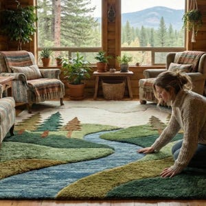 Landscape Play Rug - Etsy