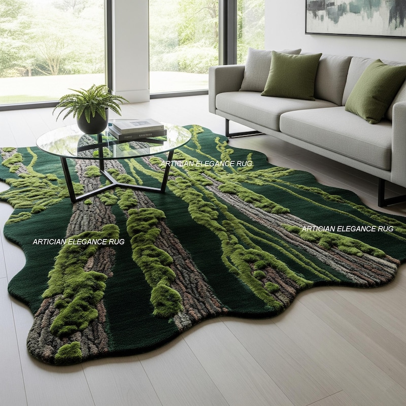 Moss Rug - Etsy