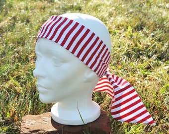 Black Pirate Head Scarf. Cotton Head Scarf. Pirate Bandana. Pirate Head ...