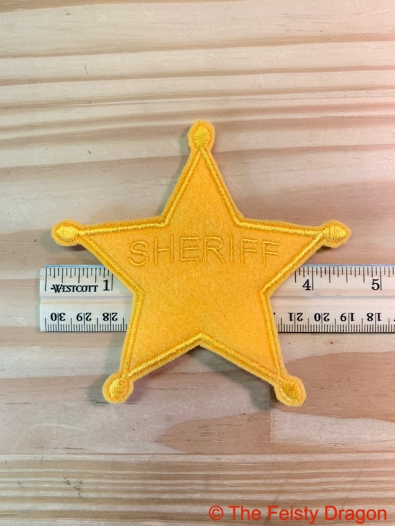 Sheriff Star Felt Sheriff Star. Woody Sheriff Badge Star Badge