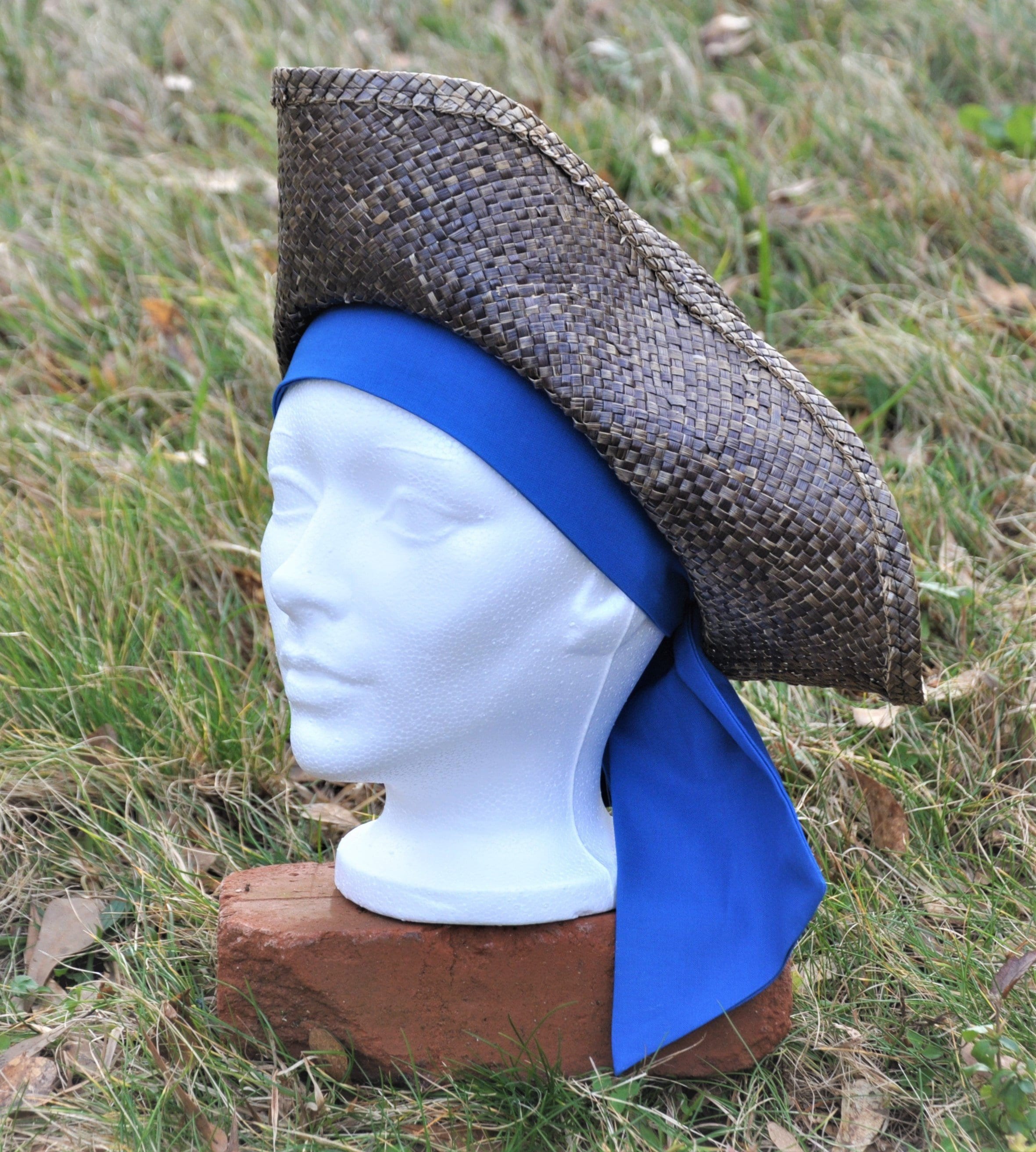 Blue Pirate Head Scarf. Cotton Head Scarf. Pirate Bandana. Etsy