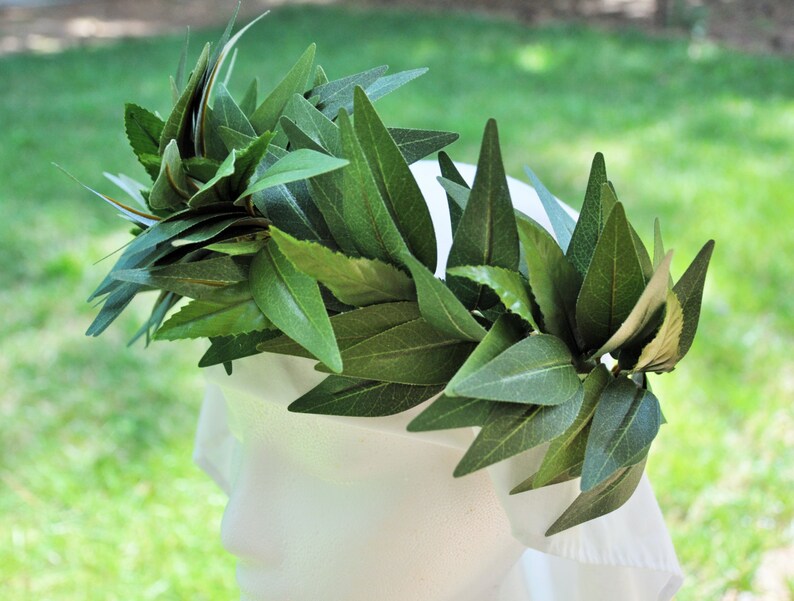 Leaf Crown Garland Wreath Headpiece laurel Etsy
