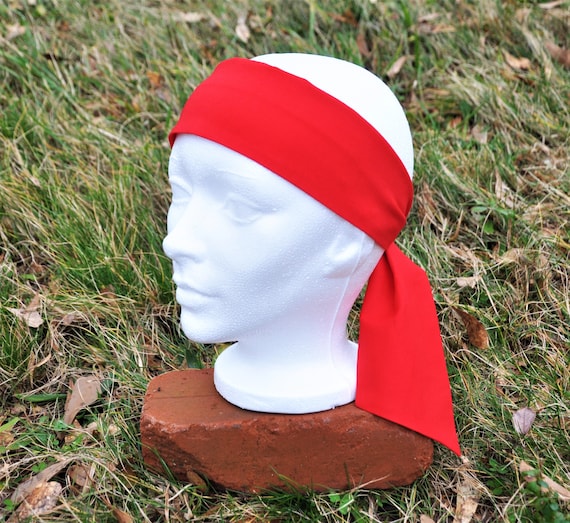 Red Pirate Head Scarf. Cotton Head Scarf. Pirate Bandana. - Etsy Singapore