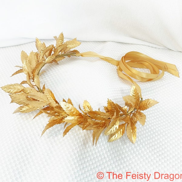 Gold Leaf Crown - Etsy