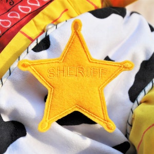 Sheriff Star. Woody Sheriff Badge. Star Badge. Felt Sheriff Star. Woody Star Badge. image 1
