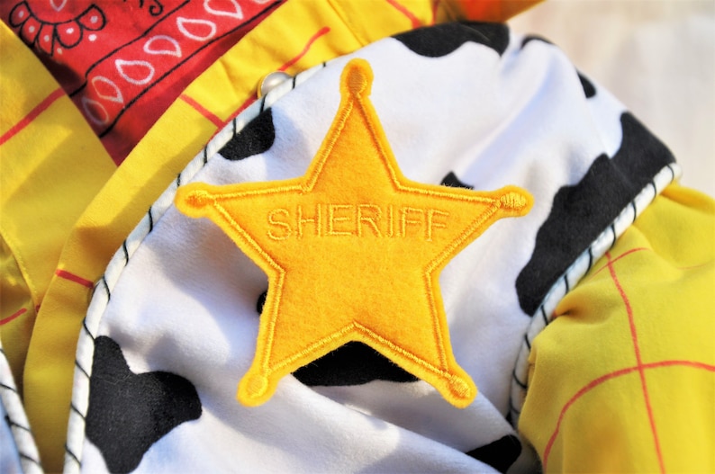 Sheriff Star. Woody Sheriff Badge. Star Badge. Felt Sheriff Star. Woody Star Badge. image 1