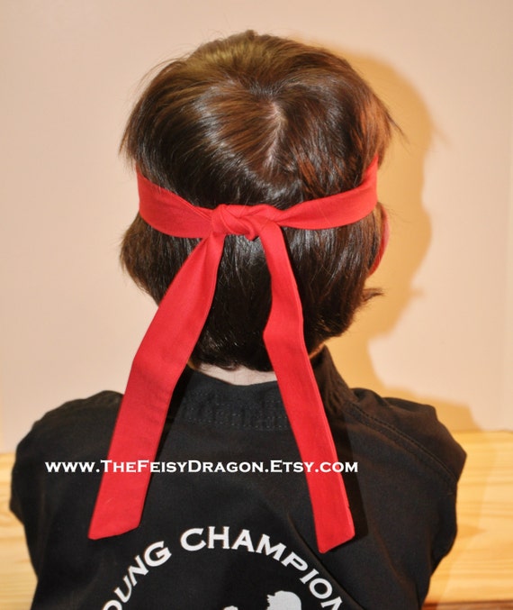 thumbnail image 2 of Karate Kid Martial Arts Headbands – Cotton Forehead Bands For Karate, Taekwondo, Workout 2 of 12