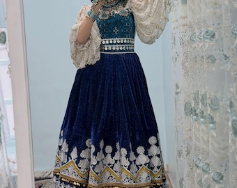 royal blue embroidered dress Royal Blue Floral Embroidered Puff Sleeve Mini Dress