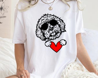 Dog Heart Valentine Shirt | Dog Lover Graphic Tee