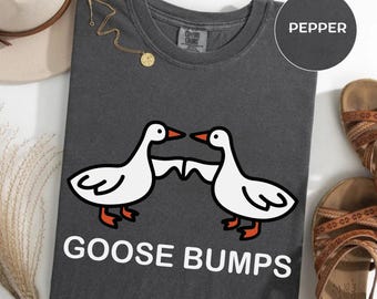Funny Goose Shirt | Vintage Farm Animal T-Shirt | Whimsical Bird Graphic Tee