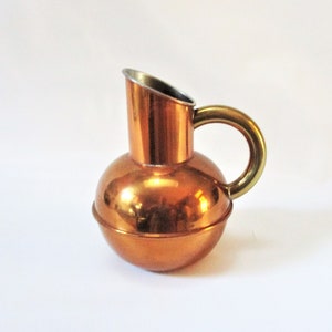 Vintage ART DECO Jug Watering Can Cocktail Server  Copper and Brass CHASE