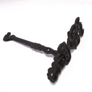 Vintage Cast Iron Hook SWIVEL Hook Lantern Plant Holder 1970s Pivot Hook