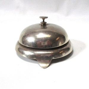 Dzwonek hotelowy Vintage Recepcja ART DECO Storekeepers Bell Desk Dzwonek na ladę Dzwonek Duży Rozmiar