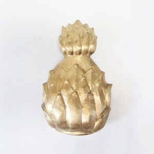Vintage Door Knocker WELCOME PINEAPPLE Metal Door Knocker