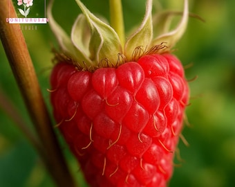 100 Red Raspberry Seeds, Rubus Idaeus Fruit Bush, Sweet Berry Vine, Juicy Summer Harvest