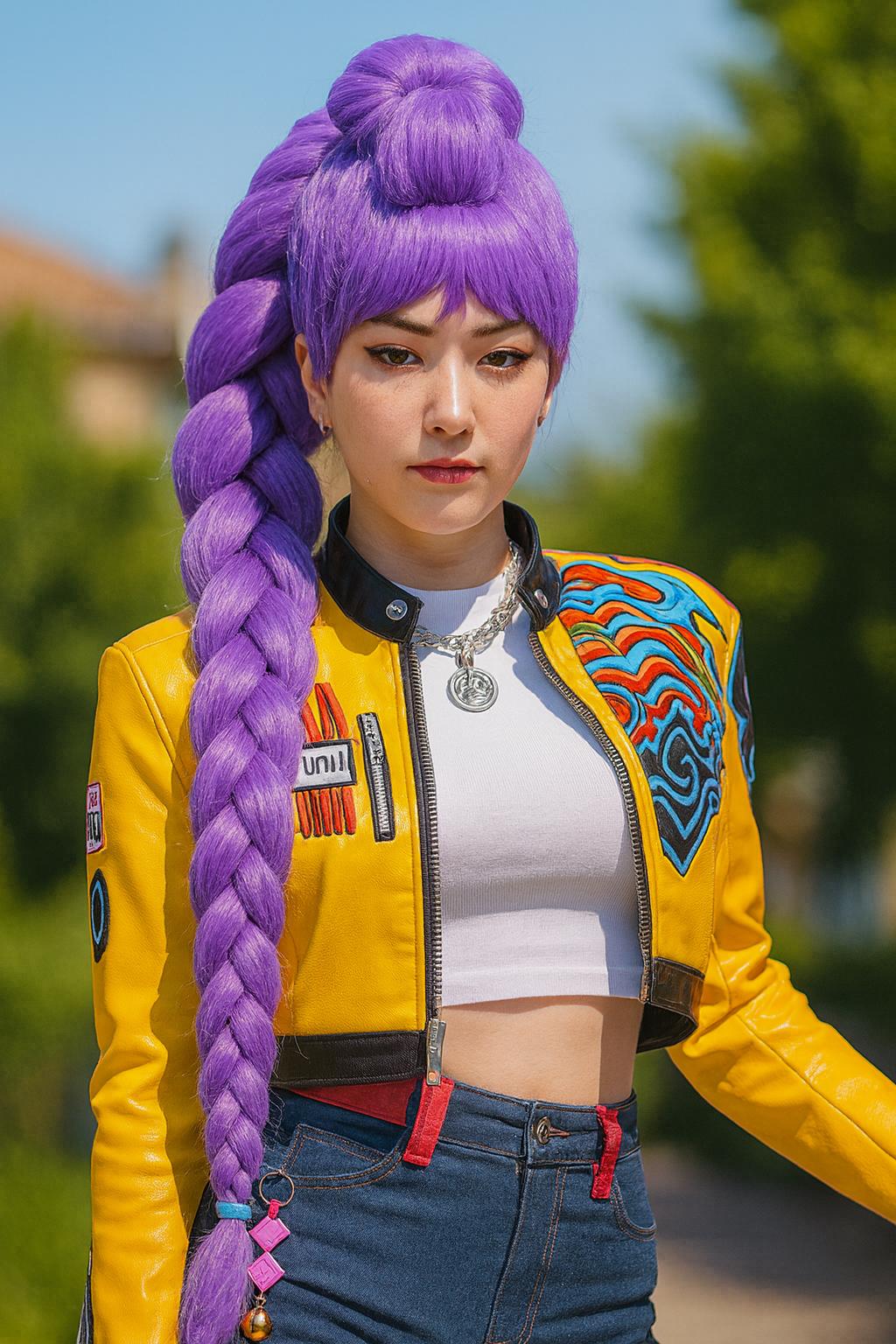 KPOPガールズ！デーモンハンターズ【ゾーイ】コスプレ衣装ウィッグ フルセット KPOPガールズ! デーモン ハンターズ ゾーイ-Zoey コスプレ衣装