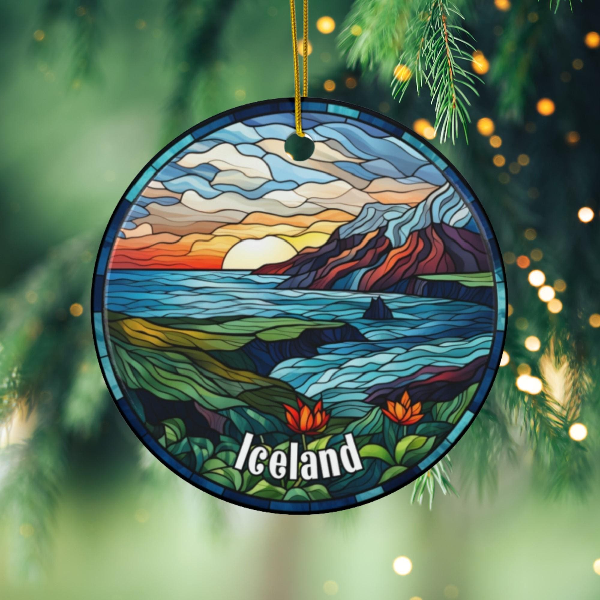 Iceland Ornament, Family Trip Christmas Ornament, Keepsake Ornament ...