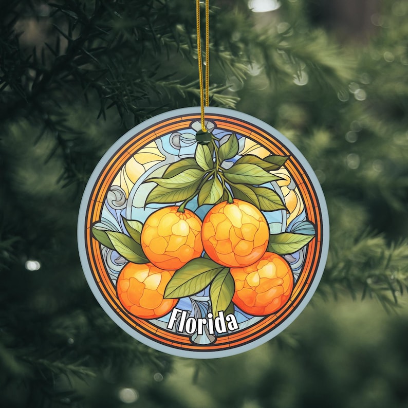 Florida USA, Family Trip Christmas Ornament, Keepsake Ornament, Unique