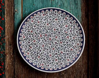 Plato decorativo hecho a mano, platos decorativos de pared
