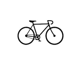 Bicycle Vector Illustration: SVG, PNG, JPG (Digital Download)