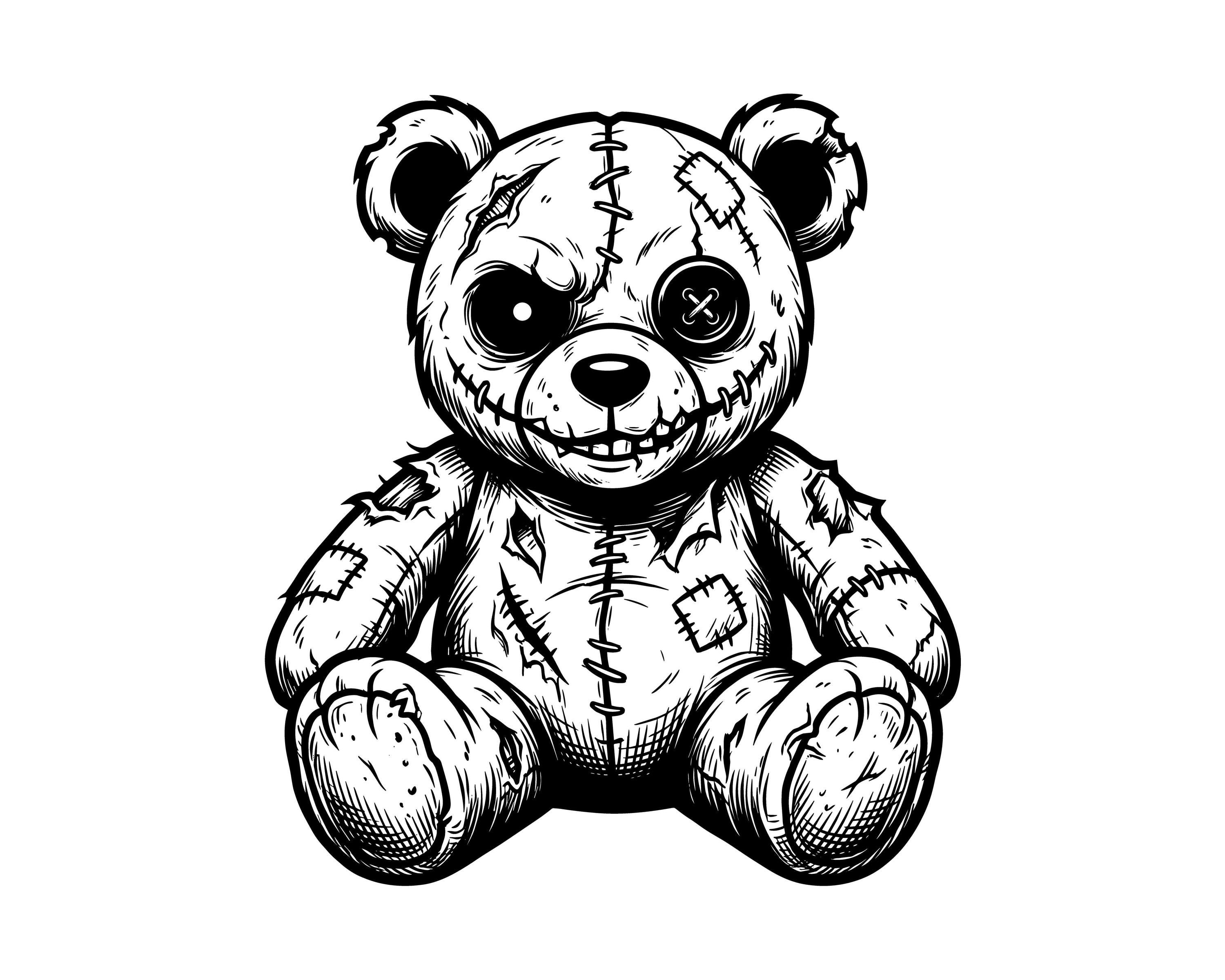 Teddy killer svg - Etsy 日本