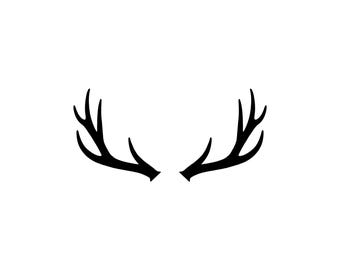 Deer Antlers Vector Illustration: SVG, PNG, JPG, Clipart