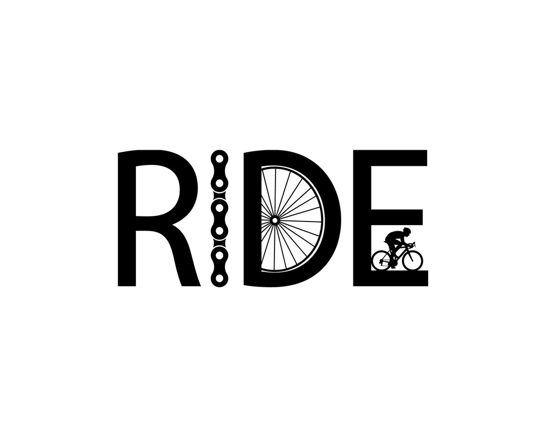 Bicycle Riding Vector Illustration, SVG, PNG, JPG, Cycling Icon ...