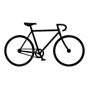 Bicycle Vector Illustration: SVG, PNG, JPG (Digital Download)