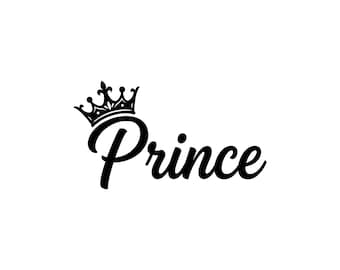 Prince Vector Illustration, SVG, PNG, JPG, Prince Art, Prince Clipart, Prince Silhouette, Cute Prince Design, Royal Prince, Cricut Design
