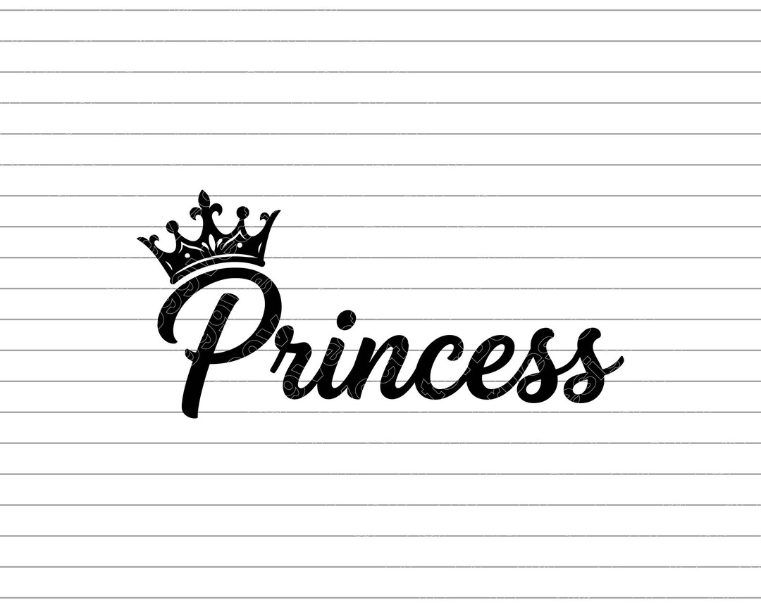 Princess Vector Illustration, SVG, PNG, JPG, Princess Art, Princess ...