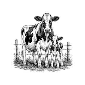 Holsteinko vektorillustration, SVG, PNG, JPG, Holsteinko Clipart, Kosiluett, Ko Cricut, Kodesign, Kokonst, Cricut Design, Klipp ut