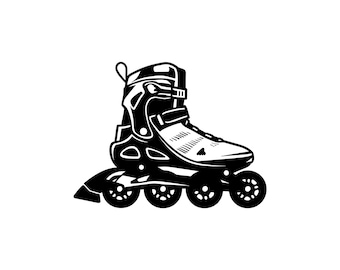 ローラースケートのベクターイラスト：SVG、PNG、JPGクリップアート