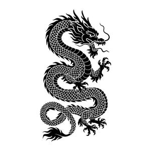 Arte vectorial de dragón chino: imágenes prediseñadas SVG, PNG y JPG