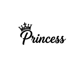 Princess Vector Illustration, SVG, PNG, JPG, Princess Art, Princess Clipart, Princess Silhouette, Fairy Tale Design, Cute Princess, Cricut