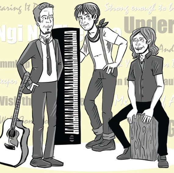 Items similar to Hanson Band Poster 8 x 10 A4 American band Tulsa