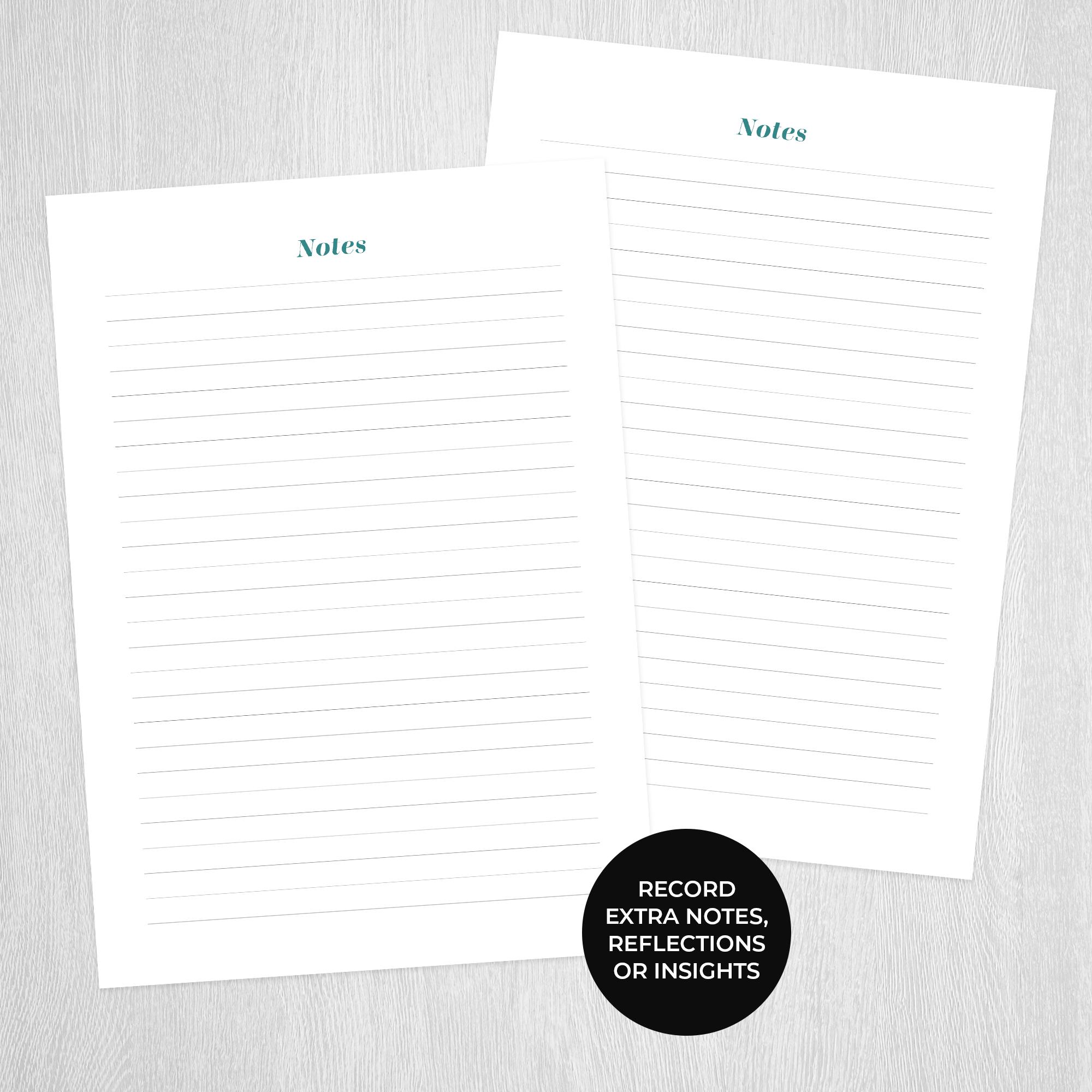 Printable EFT Tapping Journal | Emotional Freedom Technique | Session ...