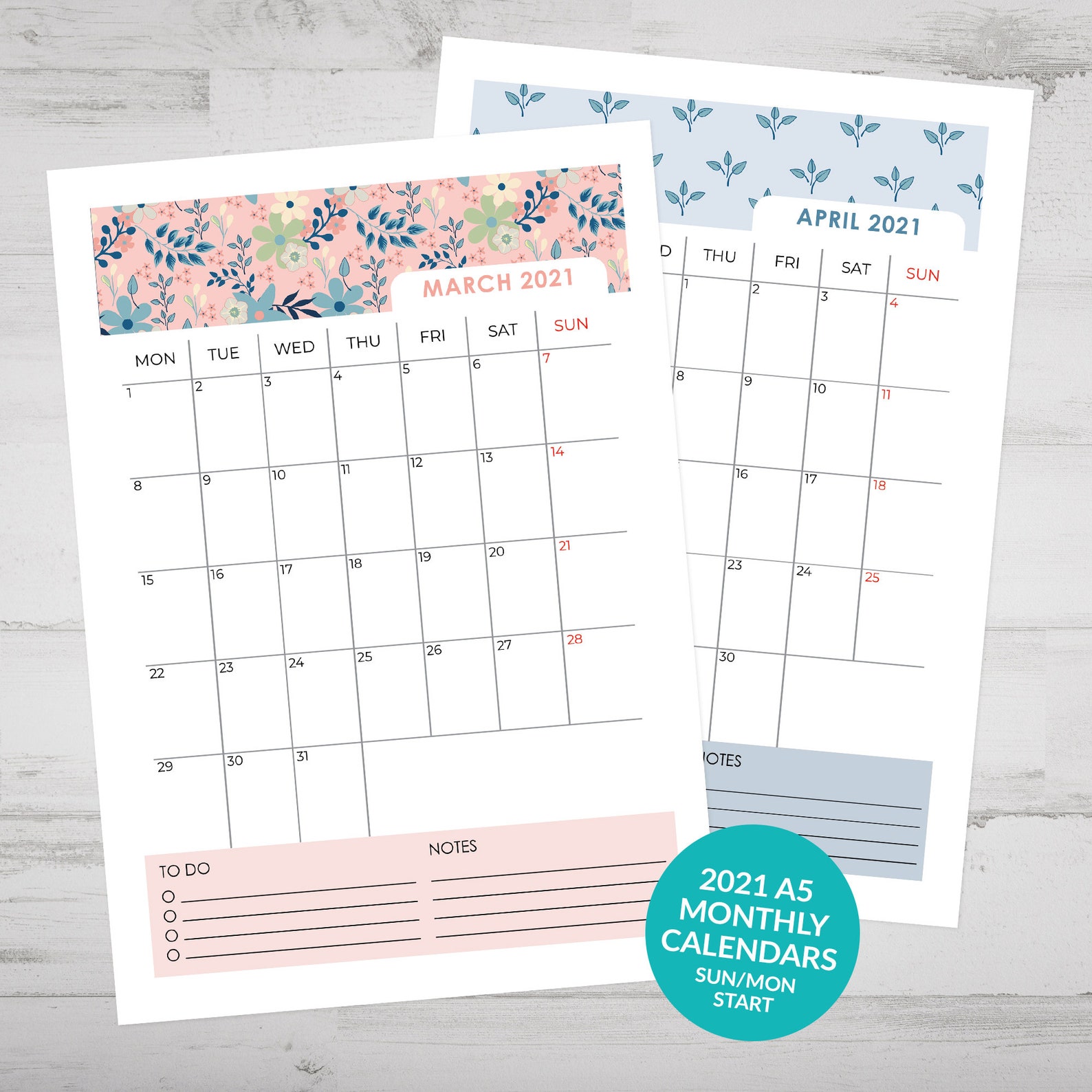 printable 2021 bullet journal calendar monthly calendars etsy