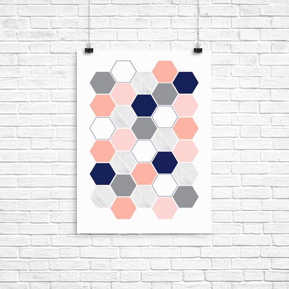 Printable Artwork / Printable Poster / Printable Wall Artwork Fixed photo regarding Printable Hexagons identified as Printable Artwork / Printable Poster / Printable Wall Artwork Fixed