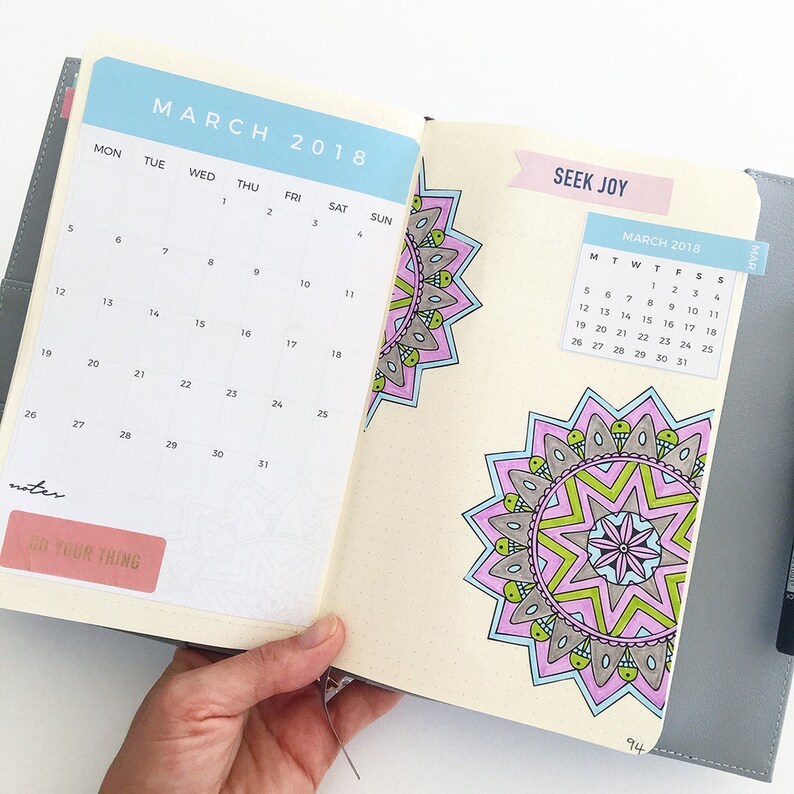 Printable Mandala design No.3 Hand Drawn Mandala Ideal for Creative ...