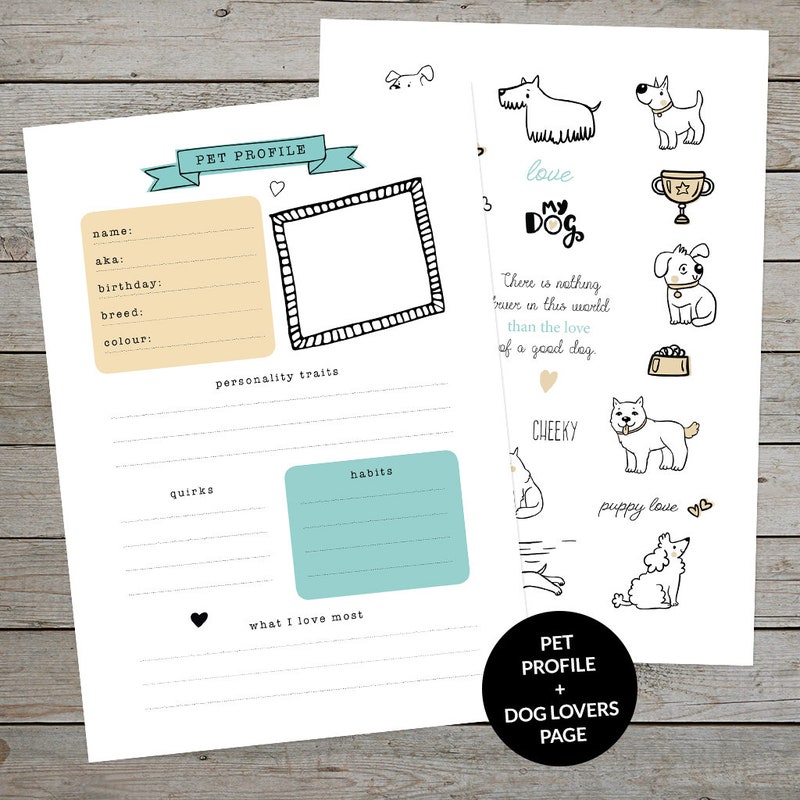 Dog Printables - Etsy
