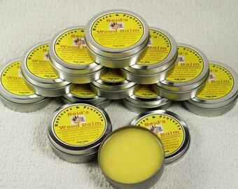 All Natural Wood Conditioner, Wood Balm, Cutting Board Conditioner, Teething Ring Balm, Board Butter, Butcher Block Conditioner, Beeswax